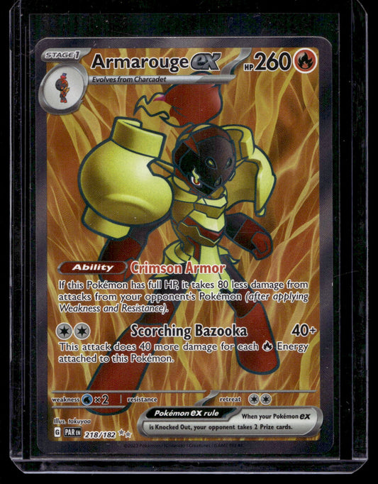 2023 Pokemon - Scarlet & Violet - Paradox Rift - Ultra Rare - Armarouge ex #218