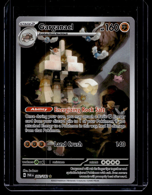 2023 Pokemon - Scarlet & Violet - Paradox Rift - Illustration Rare - Garganacl #202