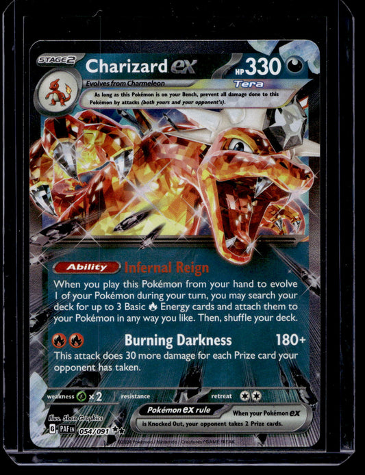 2023 Pokemon Scarlet & Violet - Paldean Fates - Charizard ex #054