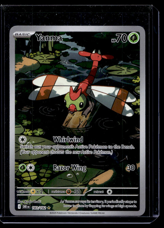 2025 Pokemon Scarlet & Violet - Destined Rivals - Illustration Rare - Yanma #183