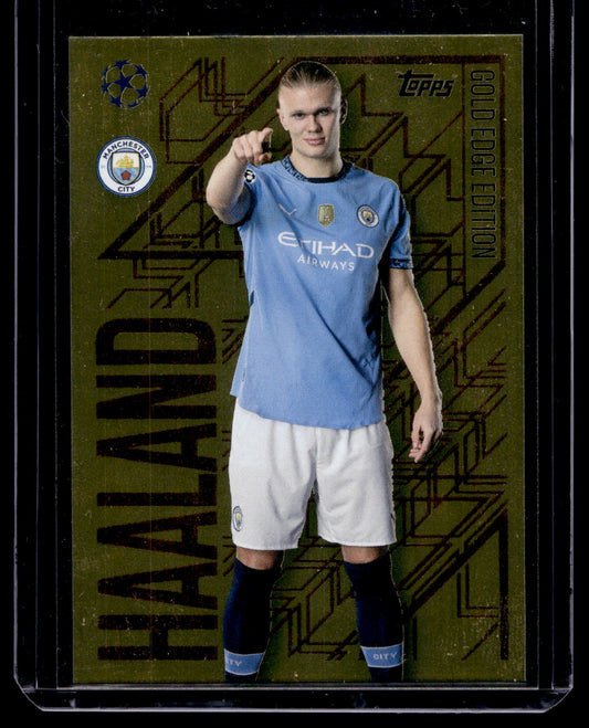 2024-25 Topps Match Attax UEFA Club Competitions - Gold Edge Edition - Erling Haaland #GE2