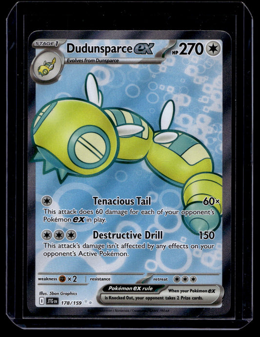 2025 Pokemon - Scarlet & Violet - Journey Together - Ultra Rare - Dudunsparce ex #178