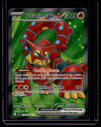 2025 Pokemon - Scarlet & Violet - Journey Together - Ultra Rare - Volcanion ex #171