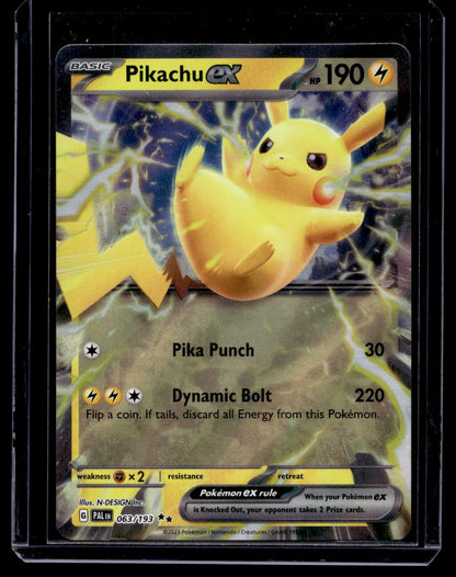 2023 Pokemon - Scarlet & Violet - Paldea Evolved - Pikachu ex #063