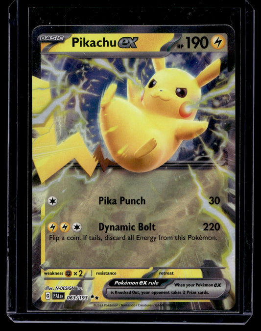 2023 Pokemon - Scarlet & Violet - Paldea Evolved - Pikachu ex #063