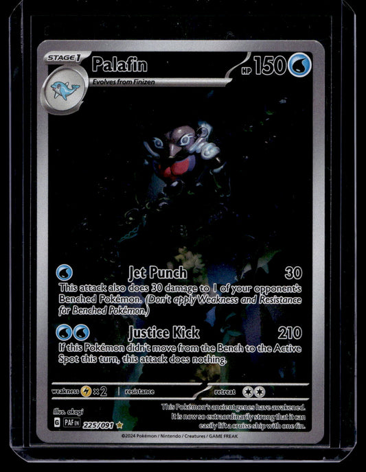 2023 Pokemon Scarlet & Violet - Paldean Fates - Illustration Rare - Palafin #225