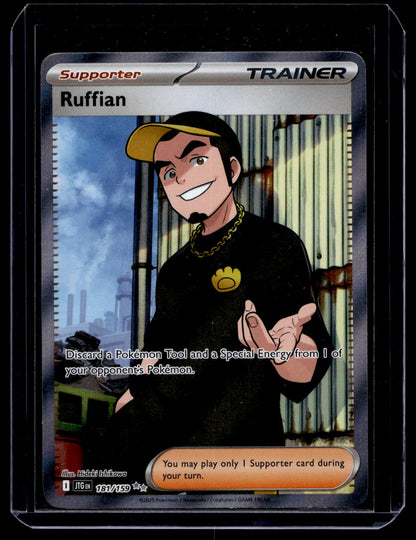 2025 Pokemon - Scarlet & Violet - Journey Together - Ultra Rare - Ruffian #181