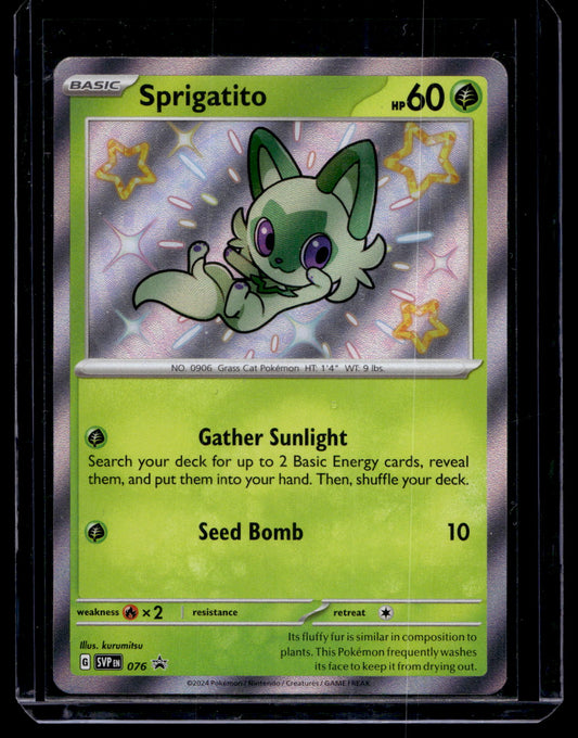 2023 Pokemon - Scarlet & Violet - Black Star Promos - Promos - Sprigatito #076