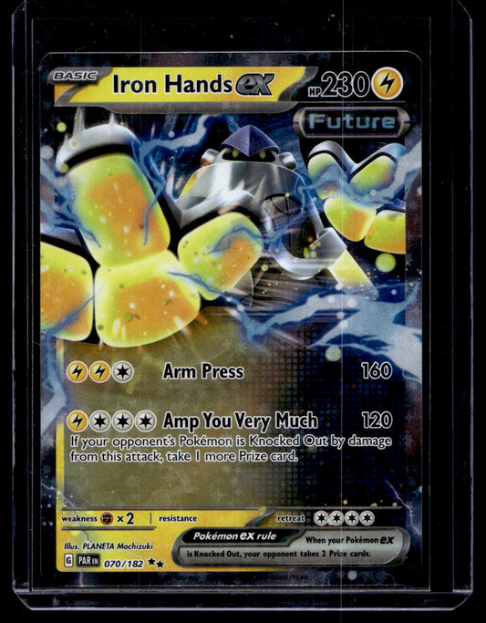2023 Pokemon - Scarlet & Violet - Paradox Rift - Iron Hands ex #070