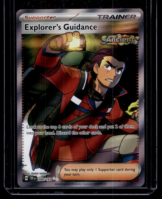 2024 Pokemon - Sword & Shield - Temporal Forces - Ultra Rare - Explorer's Guidance #200