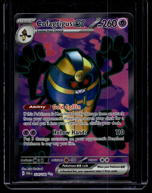 2023 Pokemon - Scarlet & Violet - Paradox Rift - Ultra Rare - Cofagrigus ex #224