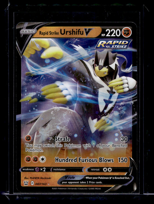 2021 Pokemon - Sword & Shield - Battle Styles - Rapid Strike Urshifu V #087