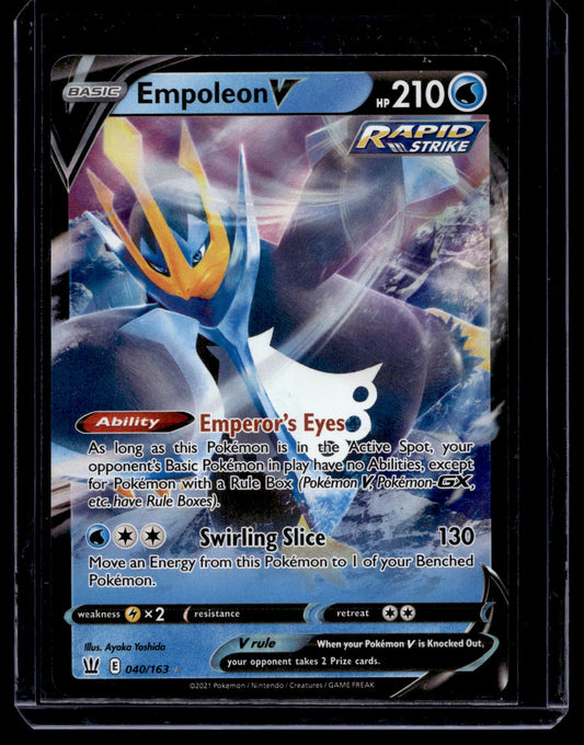2021 Pokemon - Sword & Shield - Battle Styles - Empoleon V #040