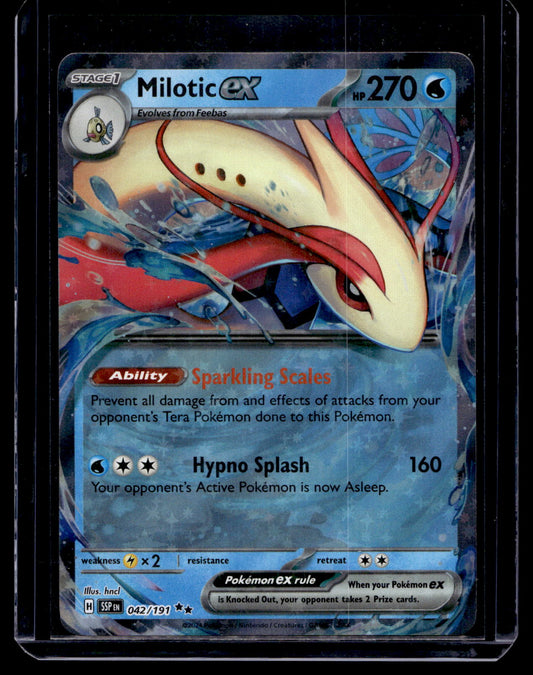 2024 Pokemon - Scarlet & Violet - Surging Sparks - Milotic ex #042