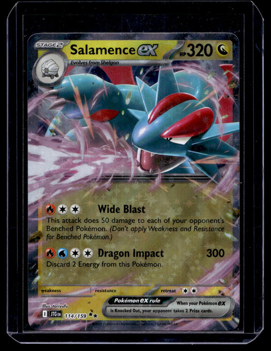 2025 Pokemon - Scarlet & Violet - Journey Together - Salamence ex #114