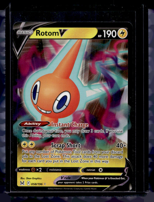 2022 Pokemon - Sword & Shield - Lost Origin - Rotom V #058