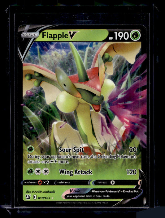 2021 Pokemon - Sword & Shield - Battle Styles - Flapple V #018