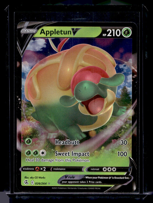 2021 Pokemon Sword & Shield - Fusion Strike - Appletun V #026