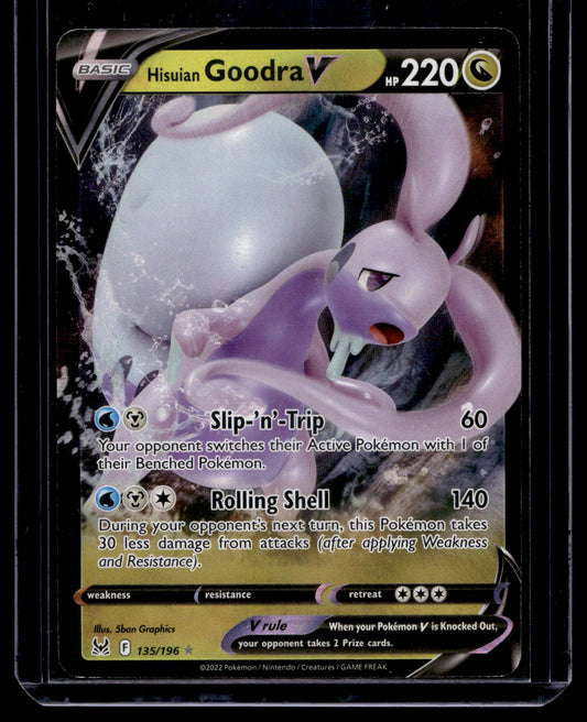 2022 Pokemon - Sword & Shield - Lost Origin - Hisuian Goodra V #135