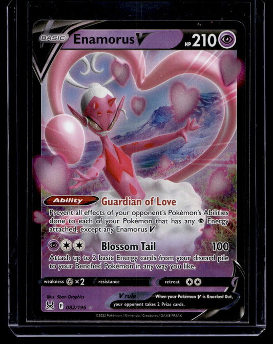 2022 Pokemon - Sword & Shield - Lost Origin - Enamorus V #082