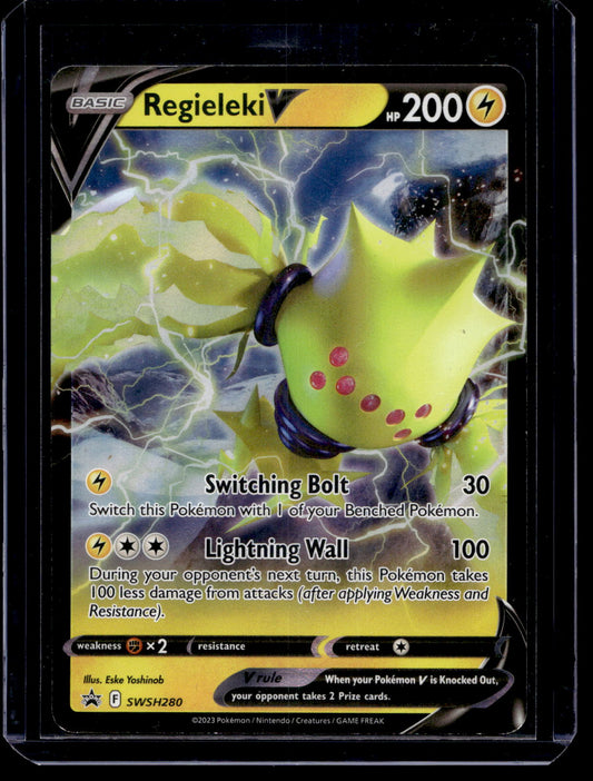 2020-23 Pokemon - Sword & Shield - Black Star - Promos - Regieleki V #SWSH280