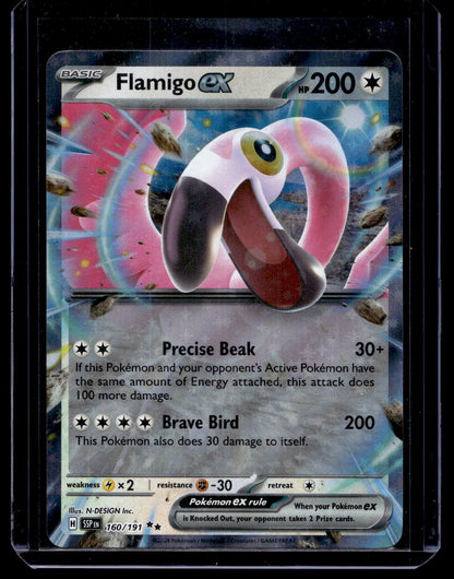 2024 Pokemon - Scarlet & Violet - Surging Sparks - Flamigo ex #160