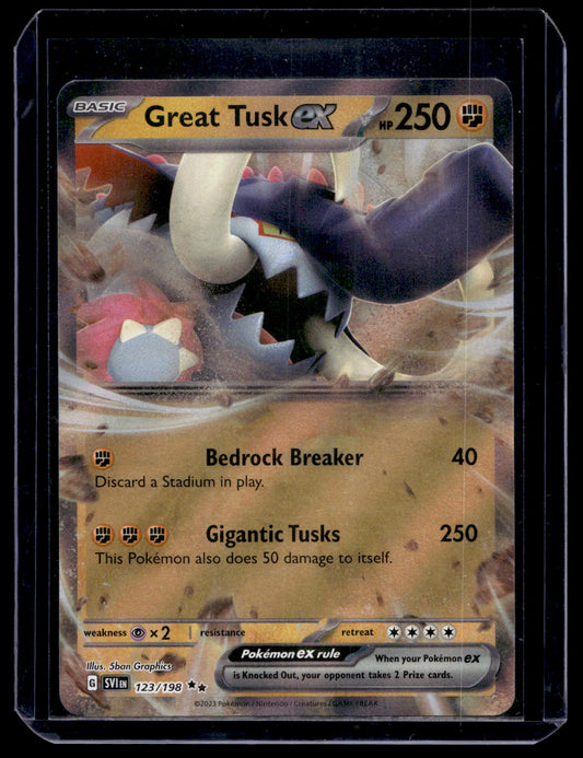 2023 Pokemon Scarlet & Violet - Scarlet & Violet - Great Tusk ex #123