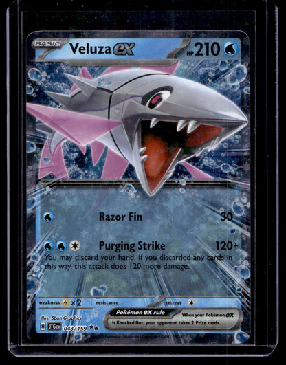 2025 Pokemon - Scarlet & Violet - Journey Together - Veluza ex #043