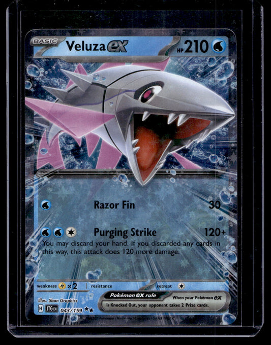 2025 Pokemon - Scarlet & Violet - Journey Together - Veluza ex #043