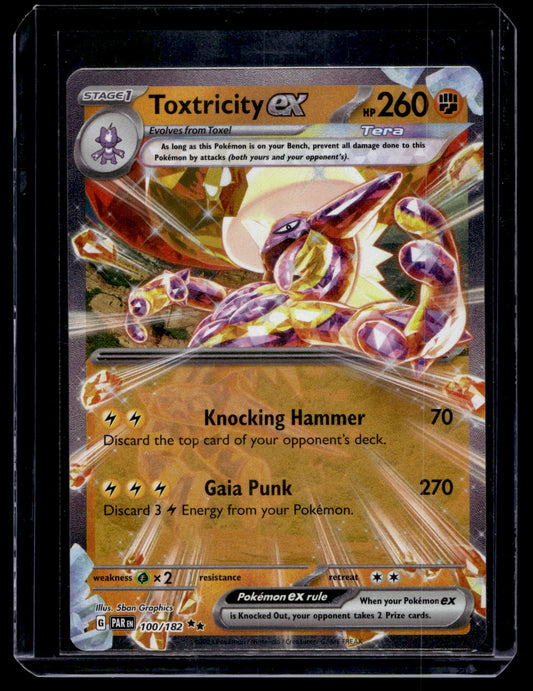 2023 Pokemon - Scarlet & Violet - Paradox Rift - Toxtricity ex #100