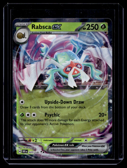 2025 Pokemon Scarlet & Violet - Destined Rivals - Rabsca ex #025