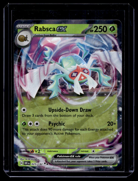 2025 Pokemon Scarlet & Violet - Destined Rivals - Rabsca ex #025