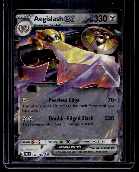 2023 Pokemon - Scarlet & Violet - Paradox Rift - Aegislash ex #135
