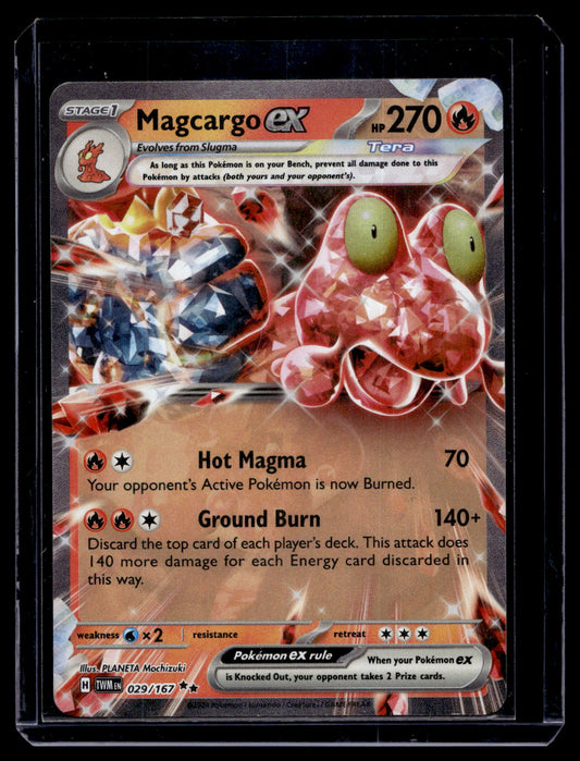 2024 Pokemon - Scarlet & Violet - Twilight Masquerade - Magcargo ex #029