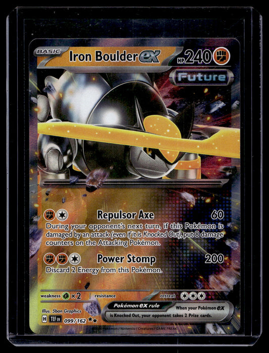 2024 Pokemon - Sword & Shield - Temporal Forces - Iron Boulder ex #099