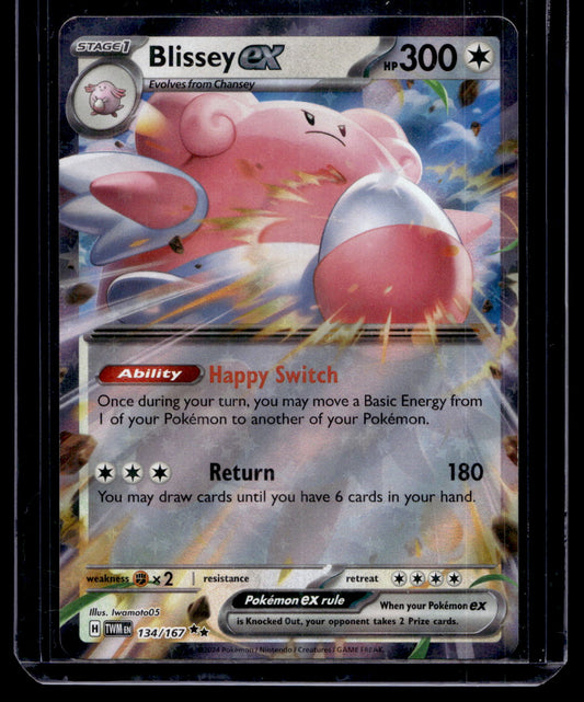 2024 Pokemon - Scarlet & Violet - Twilight Masquerade - Blissey ex #134