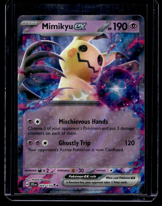 2025 Pokemon - Scarlet & Violet - Journey Together - Mimikyu ex #069