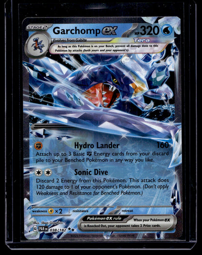 2023 Pokemon - Scarlet & Violet - Paradox Rift - Garchomp ex #038