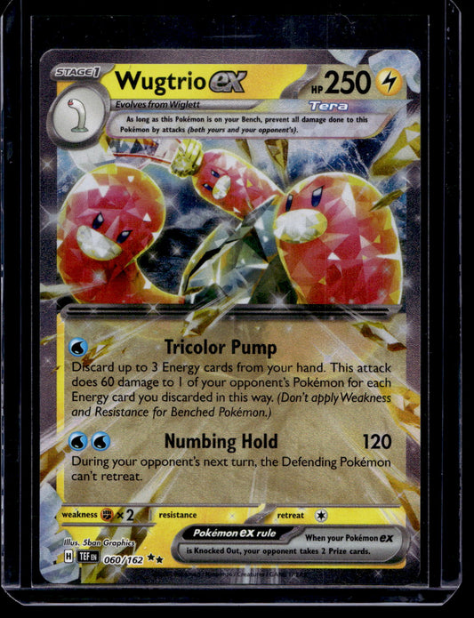 2024 Pokemon - Sword & Shield - Temporal Forces - Wugtrio ex #060