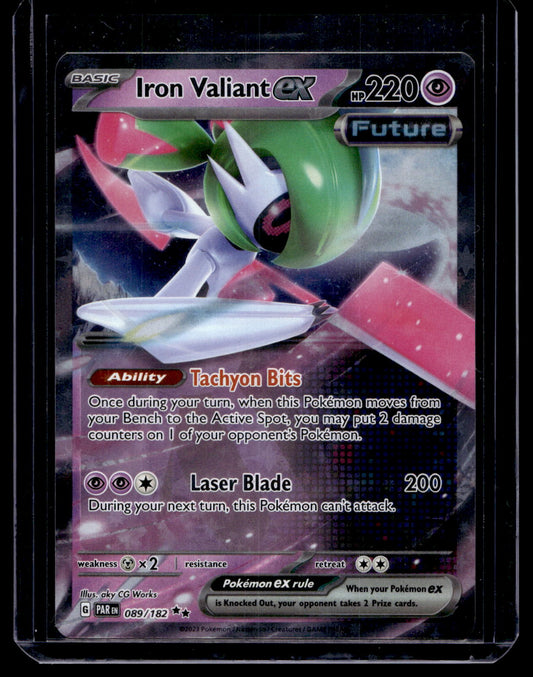2023 Pokemon - Scarlet & Violet - Paradox Rift - Iron Valiant ex #089