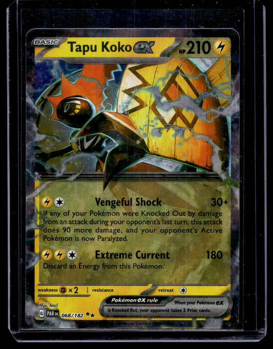 2023 Pokemon - Scarlet & Violet - Paradox Rift - Tapu Koko ex #068