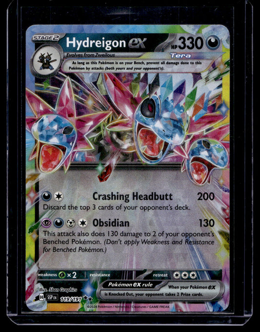 2024 Pokemon - Scarlet & Violet - Surging Sparks - Hydreigon ex #119