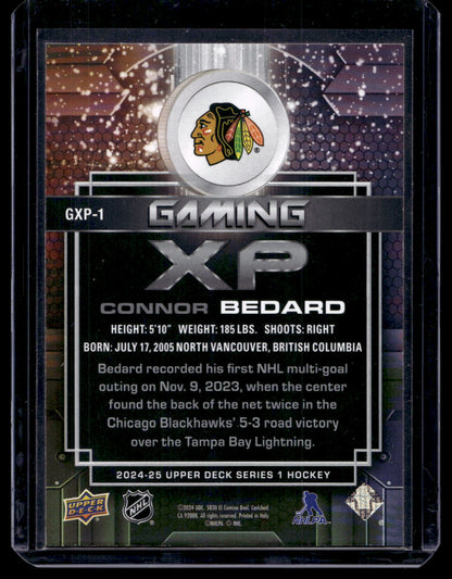 2024-25 Upper Deck Series 1 - Gaming XP - Connor Bedard #GXP-1