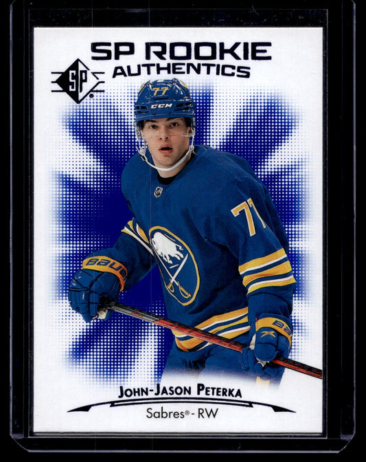 2021-22 Upper Deck SP - Retail - Blue - SP Rookie Authentics - J.J. Peterka  #121 RC