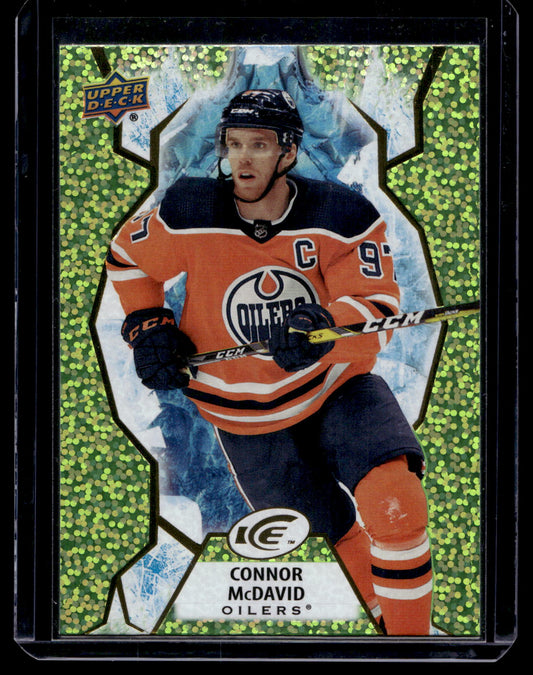 2021-22 Upper Deck Ice - Green - Connor McDavid #20