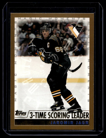 1999-00 Topps - 3-Time Scoring Leader - Jaromir Jagr #280