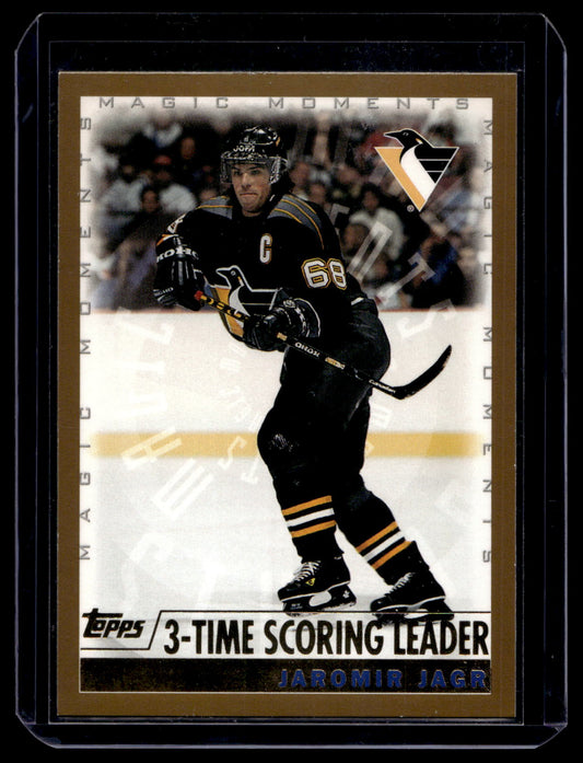 1999-00 Topps - 3-Time Scoring Leader - Jaromir Jagr #280