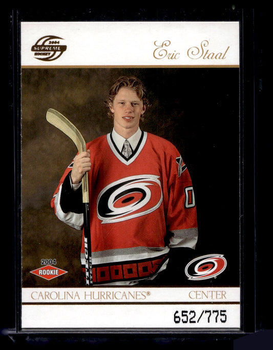 2003-04 Pacific Supreme - Eric Staal #109 /775 RC