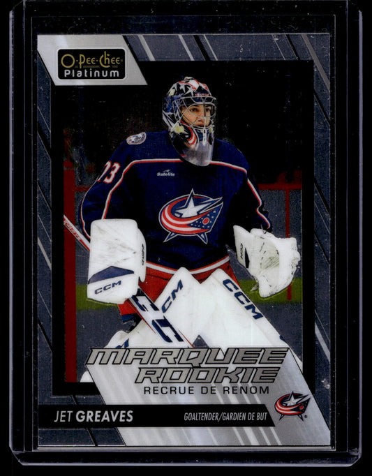 2023-24 Upper Deck OPC Platinum - Marquee Rookies - Jet Greaves #237 RC