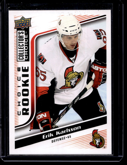 2009-10 Upper Deck Collector's Choice - Choice Rookie - Erik Karlsson #279 RC